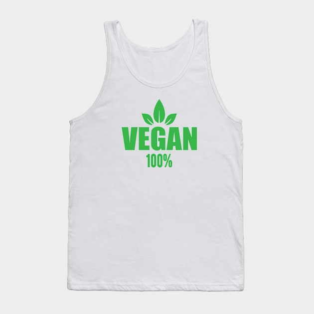 Vegan 100% Tank Top by JevLavigne